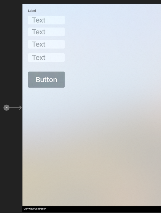 tvOS storyboard